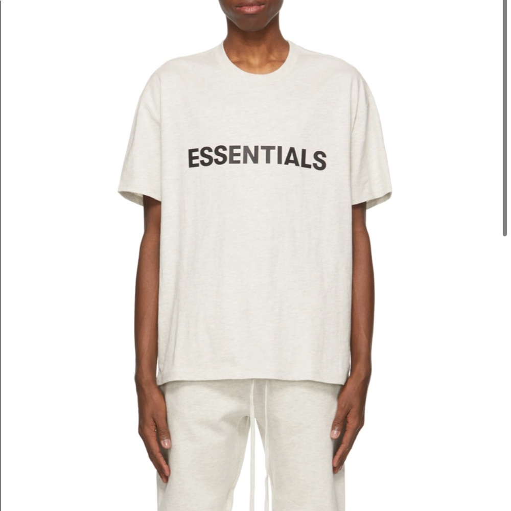 Essentials oatmeal t-shirts